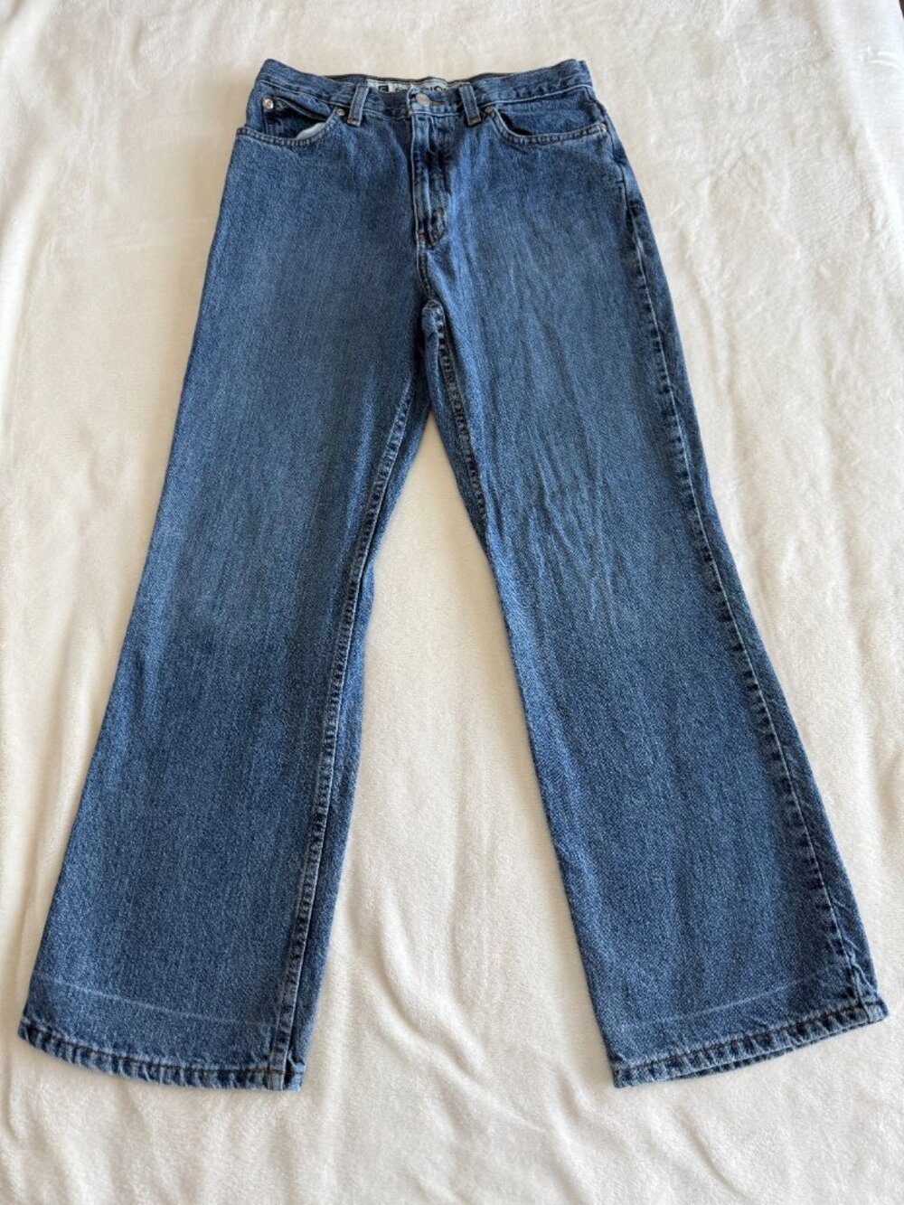 Fission Men’s Jeans 30x28 Blue Denim Y2K Skate Straight Leg 2000s
